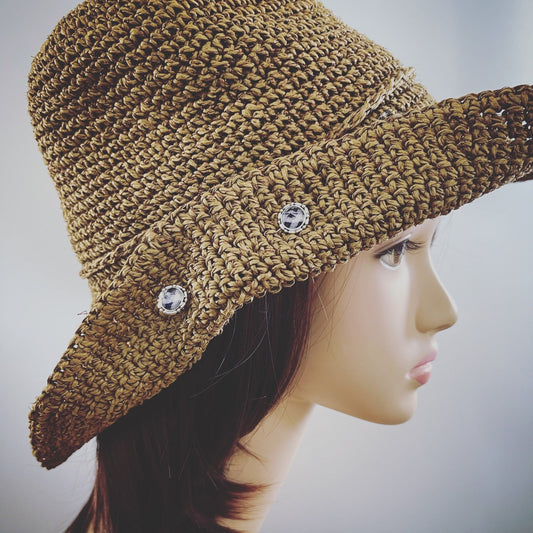 Earth Hat Pin Blue Leaf TAMARUSAN