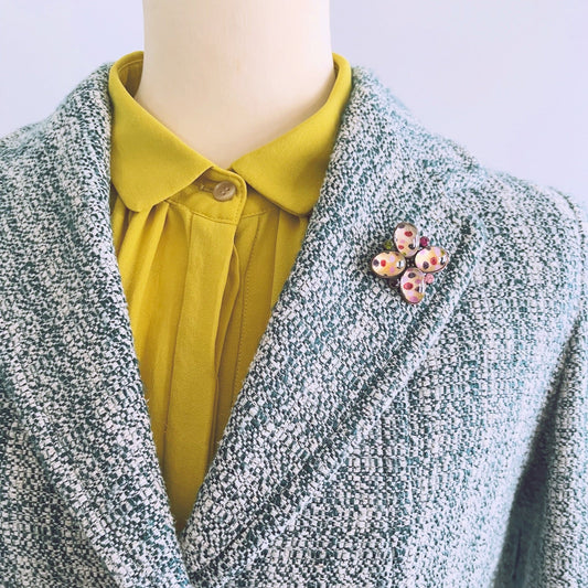 Brooch Pink Hydrangea TAMARUSAN