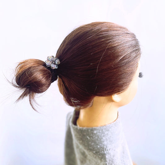 Hair Elastic Clover Blue Gift