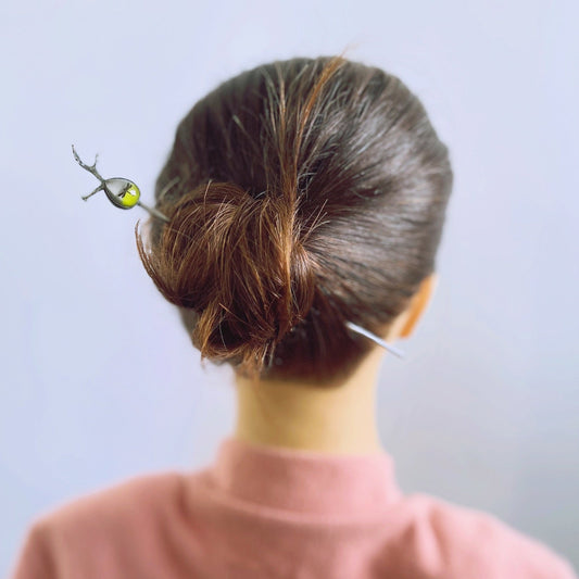 Hair Stick Dragonfly Owl Pastel Colors TAMARUSAN