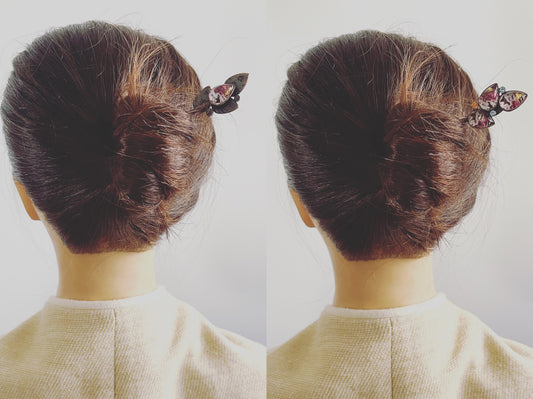 Short Hair Stick Dinosaur Purple TAMARUSAN