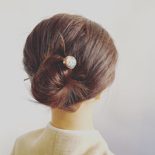 Kanzashi Candy Blue Illustration TAMARUSAN