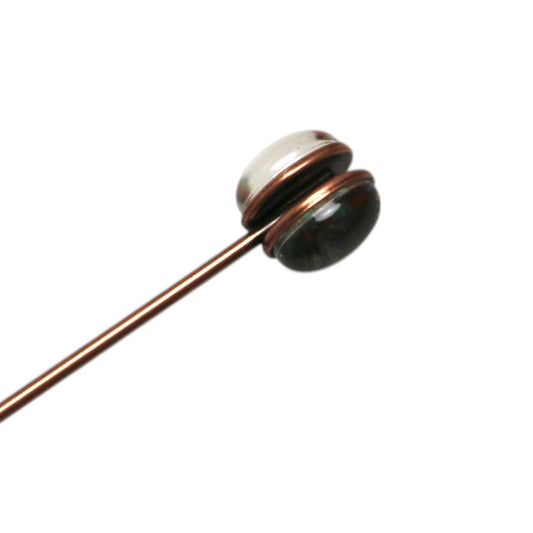 Small Hairpin Brown Kanoko Pattern TAMARUSAN