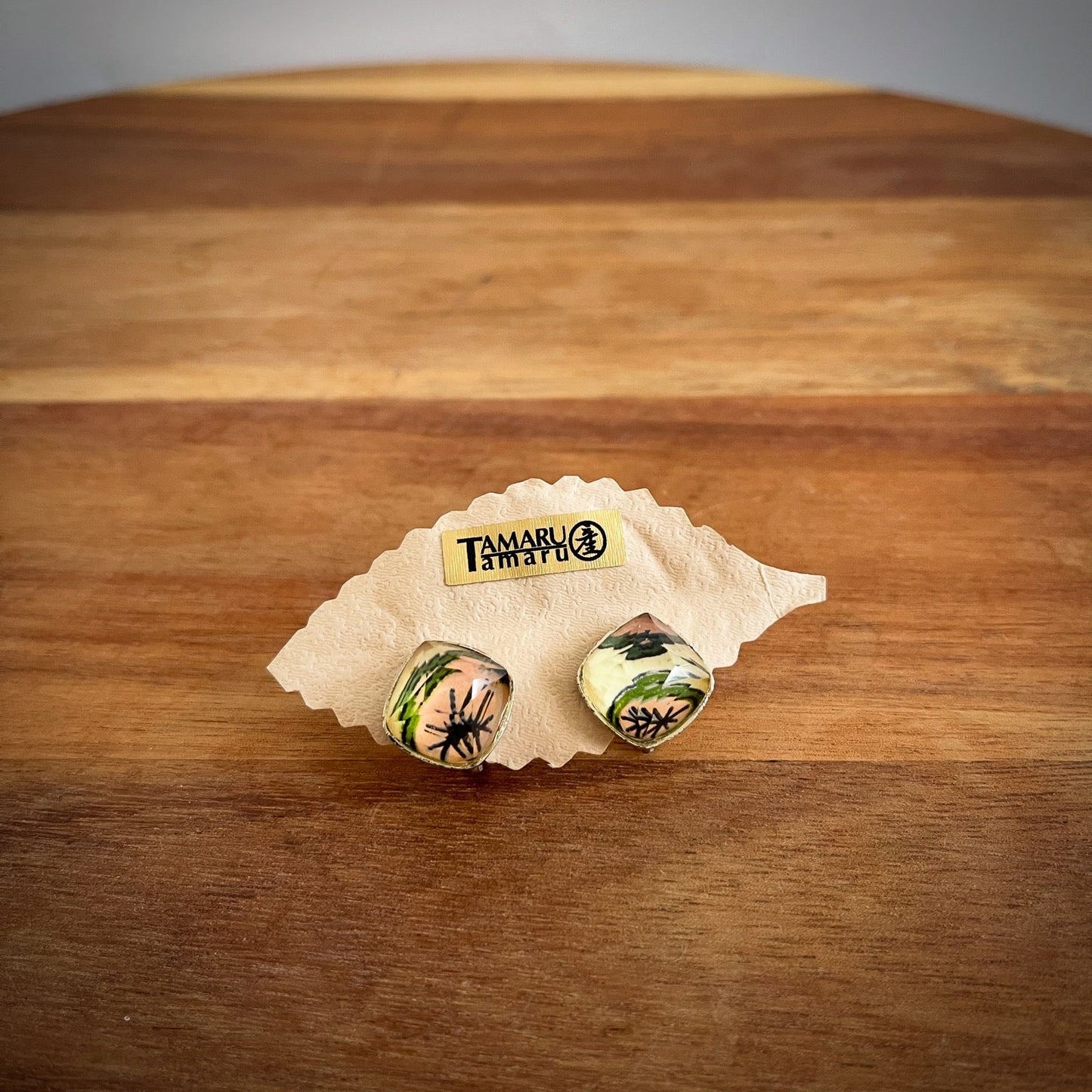 Earrings Lemon Pink Lightweight TAMARUSAN