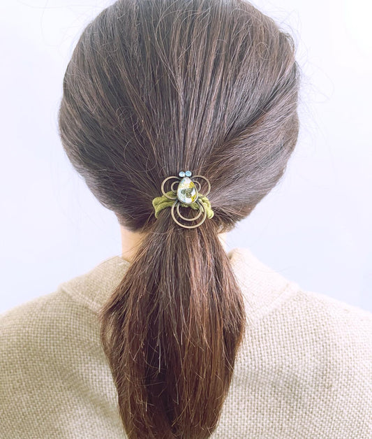 Hair Tie Bee Green Ramune TAMARUSAN