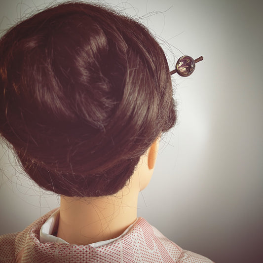 Hairpin Purple Marble Japanese Style