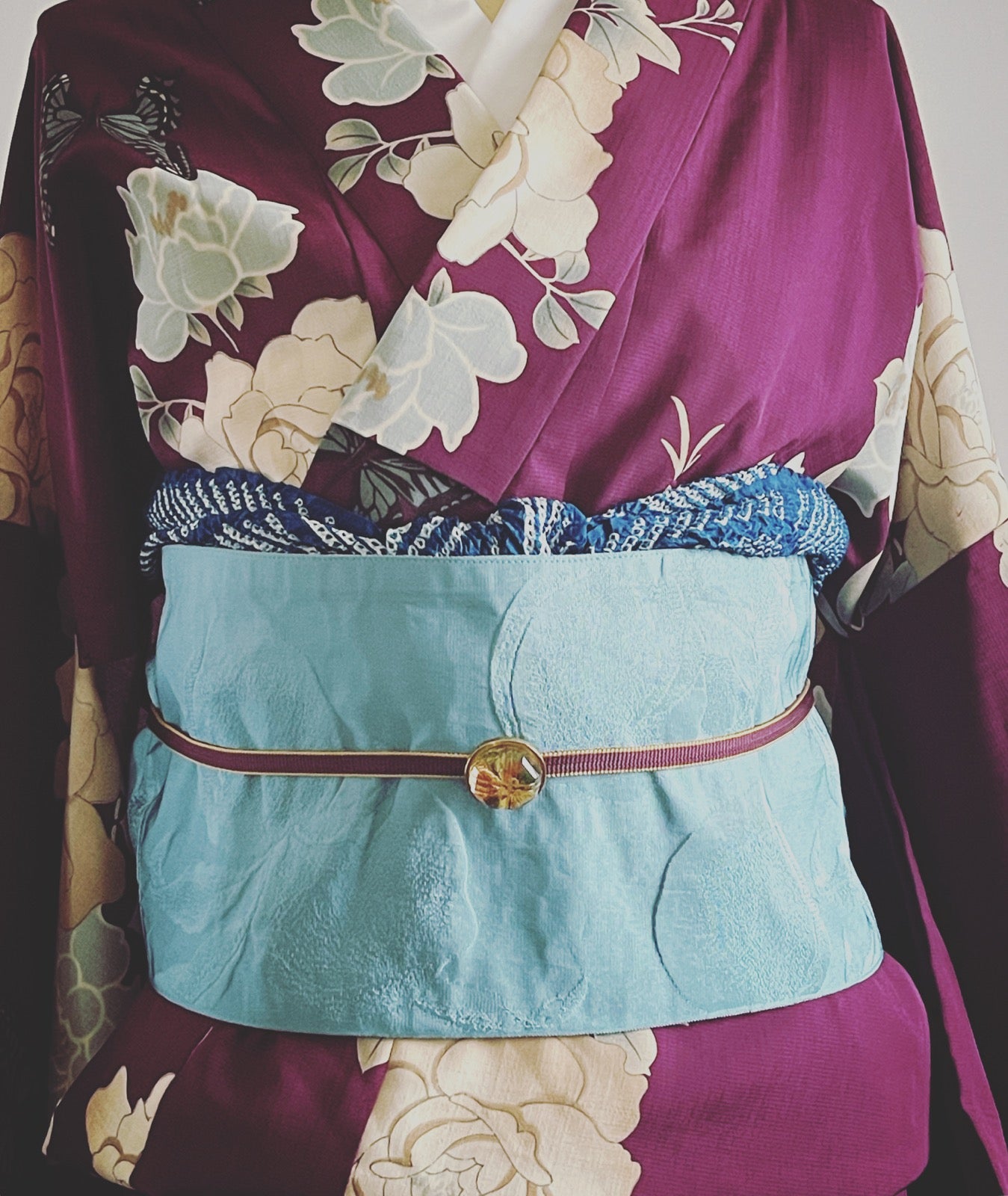 Obidome Green Kimono Accessory TAMARUSAN