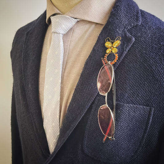 Eyewear Butterfly Yellow Green Carnelian TAMARUSAN