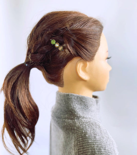 Hairpin Green Removable Gorgeous TAMARUSAN