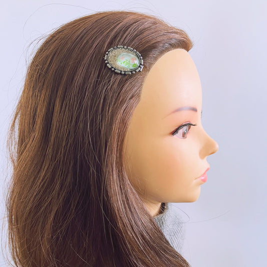 Light Blue Donut Hair Clip for Adults TAMARUSAN