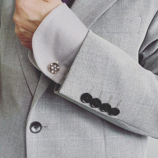 Cuff Links Tortoise Shell Gold