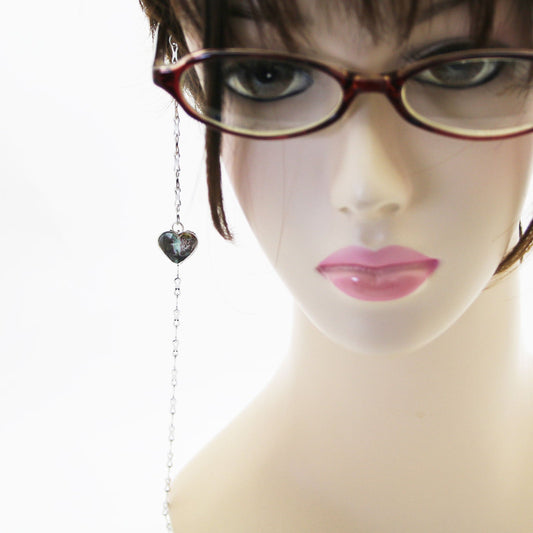 Eyelass Chain Heart Simple Unisex Blue TAMARUSAN