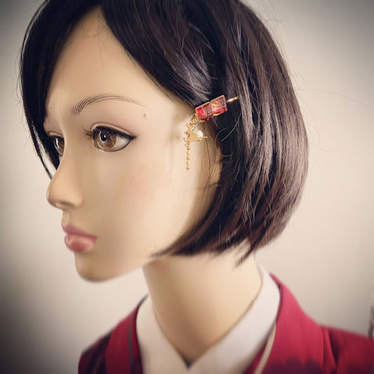 Hairpin Dinosaur Gold Red High Class TAMARUSAN
