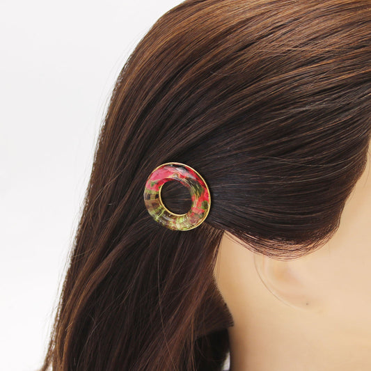 Hair Clip Red Donut Kimono Hair Accessory TAMARUSAN