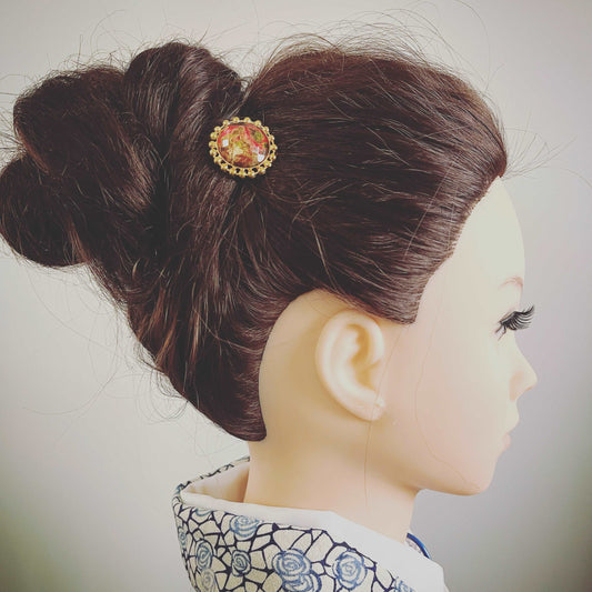 Hairpin U Pin Hair Accessory Red TAMARUSAN