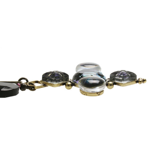 Choker Asymmetry Black Onyx Amazonite TAMARUSAN