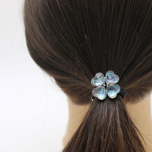 Hair Elastic Clover Blue Gift TAMARUSAN
