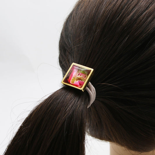 Simple Elastic Red Gold Square Luxury TAMARUSAN