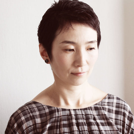 Clip Earring Brown Fern TAMARUSAN