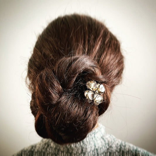 Hair Elastic Ferns Clover Brown TAMARUSAN