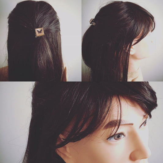 Hair Elastic PInk Square Butterfly TAMARUSAN