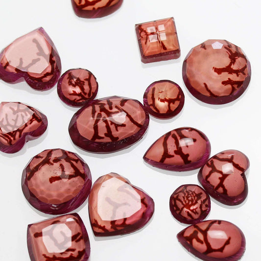 Hairpin Pink 4-Leaf Clover Gold TAMARUSAN