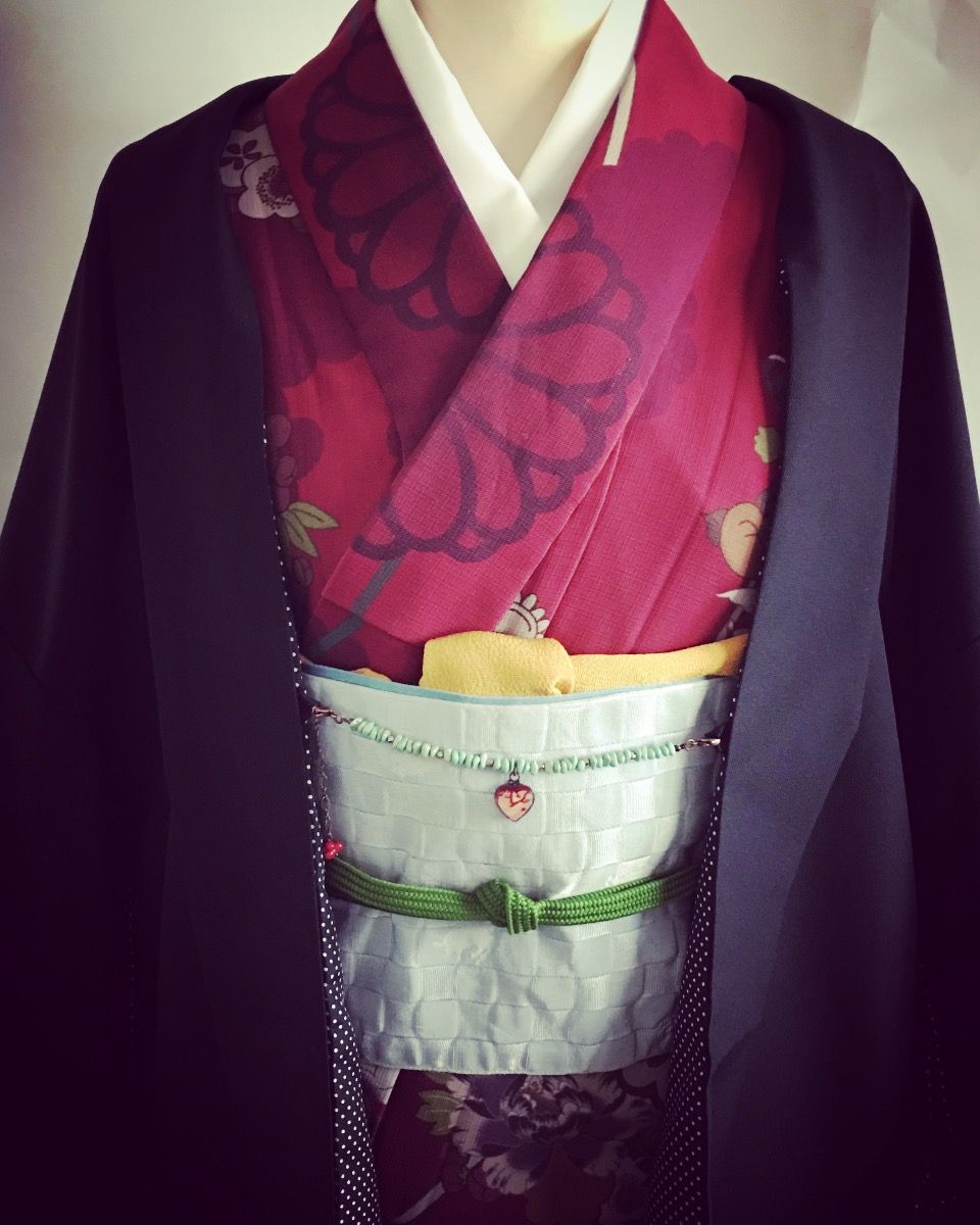 Haori Himo Bracelet Turquoise Heart Green Pink TAMARUSAN