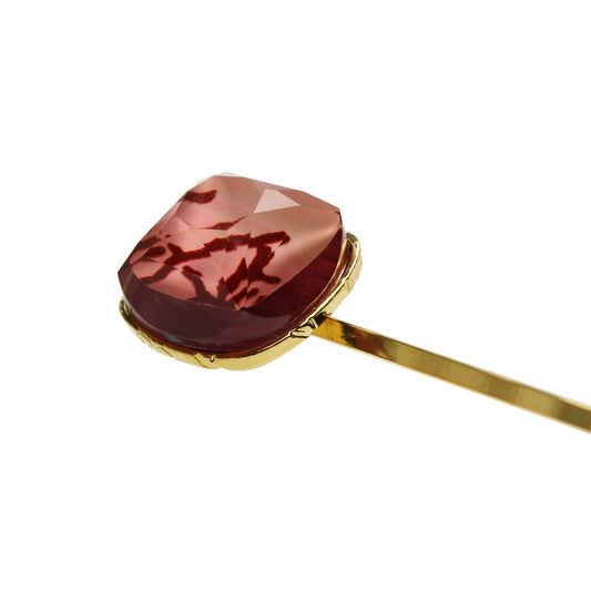 Oxblood Coral Gold Hairpin Pink TAMARUSAN