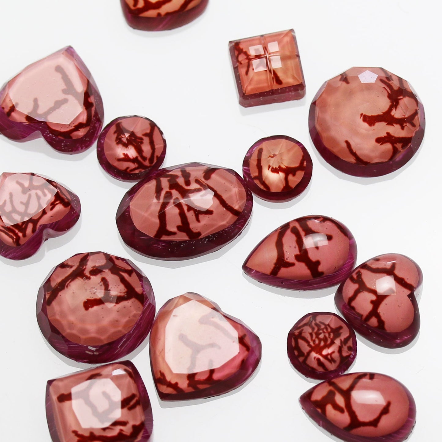 Scarf Clasp Pink Flower Resin TAMARUSAN