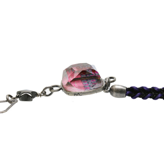 Eyeglass Chain Hematite Ribbon Star TAMARUSAN