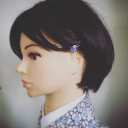 Hairpin Purple Heart Removable TAMARUSAN