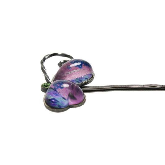 Hairpin Butterfly Purple Gift High Class TAMARUSAN