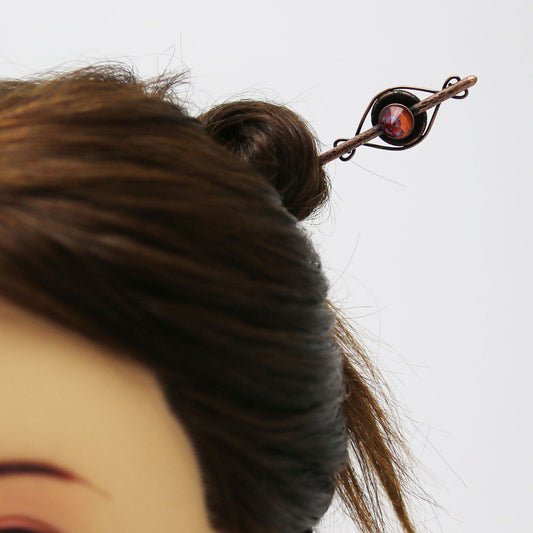 Hairpin Stick Orange Hair Accessory TAMARUSAN