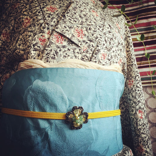 Large Obidome Green Clover TAMARUSAN