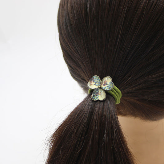 Flower Simple Elastic Green Elegance Carpet TAMARUSAN