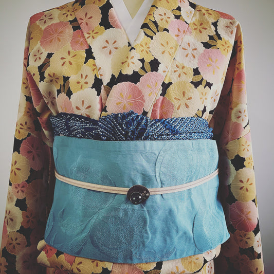 Obidome Blue Belt Decorative Kimono Accessories TAMARUSAN
