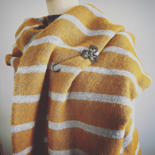 Fancy Safety Brooch Dinosaur Blue TAMARUSAN