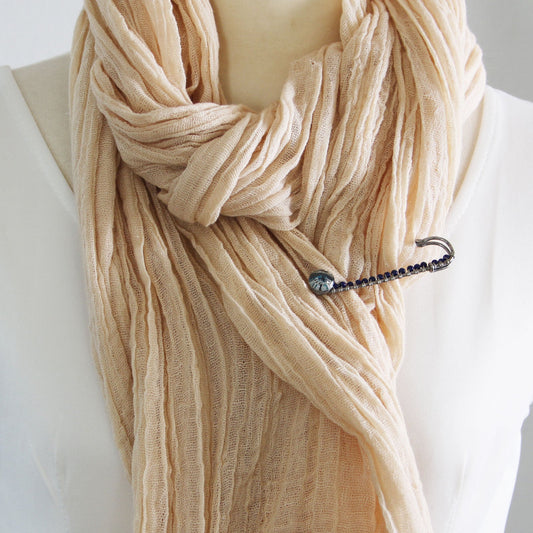 Safety Pin Dinosaur Blue Lapis Lazuli TAMARUSAN