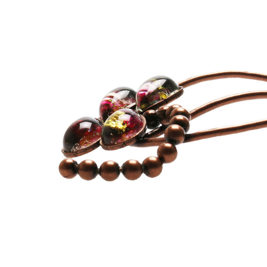 Hair Comb Dinosaur Dragonfly Purple TAMARUSAN