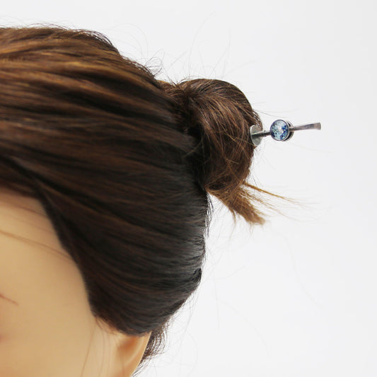 Changeable Ornament Hairpin Dinosaur Navy Blue TAMARUSAN