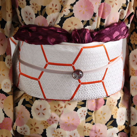 Obidome Dinosaur Purple Round TAMARUSAN