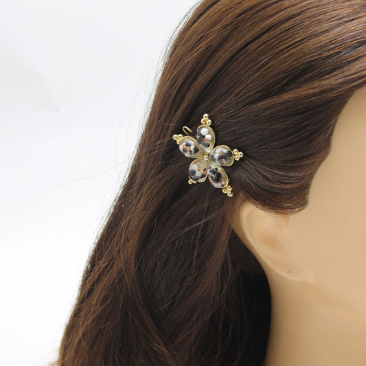 Hair Clip Flower Beads Women TAMARUSAN
