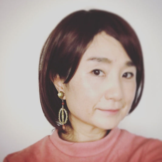 Earrings Green Peridot 24k TAMARUSAN