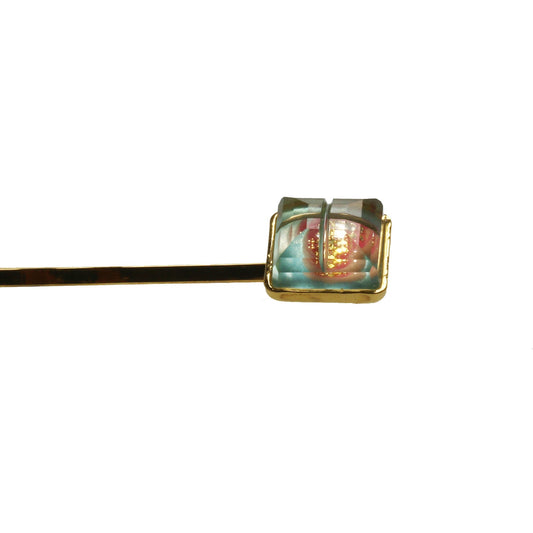 Hairpin Pink Blue Flame Gold TAMARUSAN