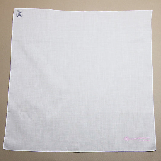 Handkerchief Chopstick Ornament Hand Print White TAMARUSAN