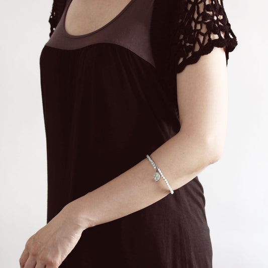 Bangle Bracelet Amazonite Blue TAMARUSAN