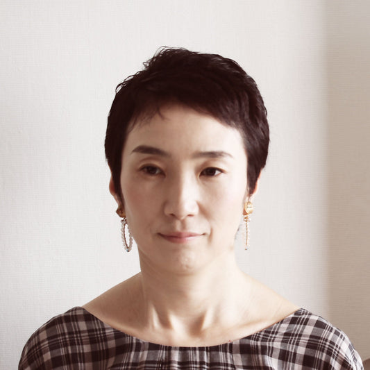 Hoop Earrings Rose Quartz Pink TAMARUSAN