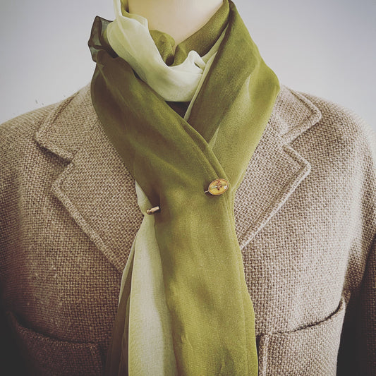 Hatpin Short Pink Gold Ellipse TAMARUSAN