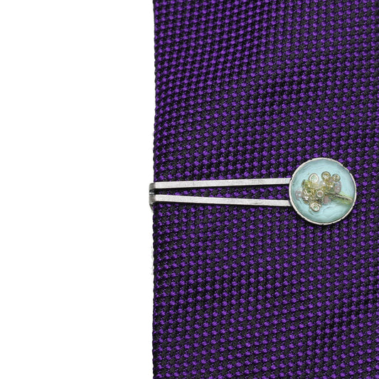 Simple Tie Clip Light Blue Men's Accessory TAMARUSAN