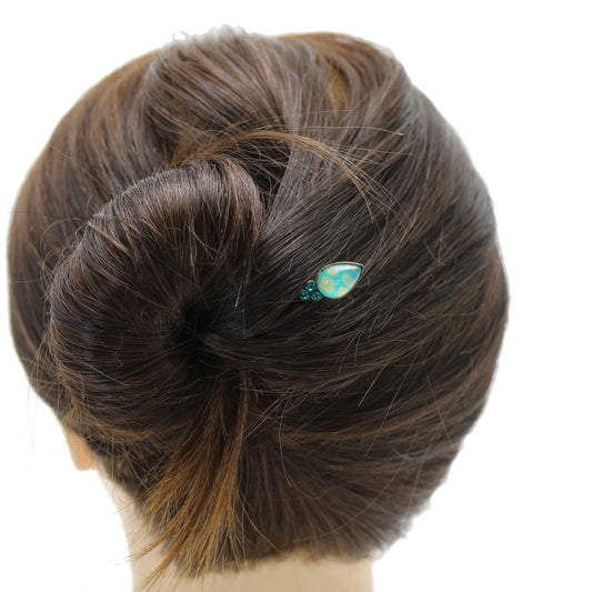 Simple Hairpin Japanese Traditional Green TAMARUSAN